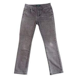 LRL Lauren Jeans‎ Co. Petite Gray Denim Jeans Size 6P Women's